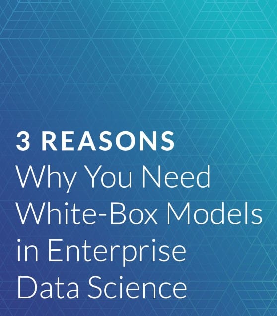 Why You Need White-Box Models in Enterprise Data Science White Paper Cover
