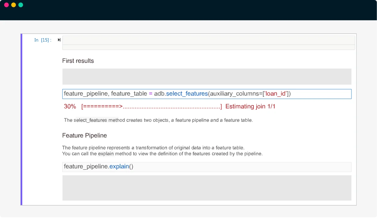 Run dotData Feature Factory