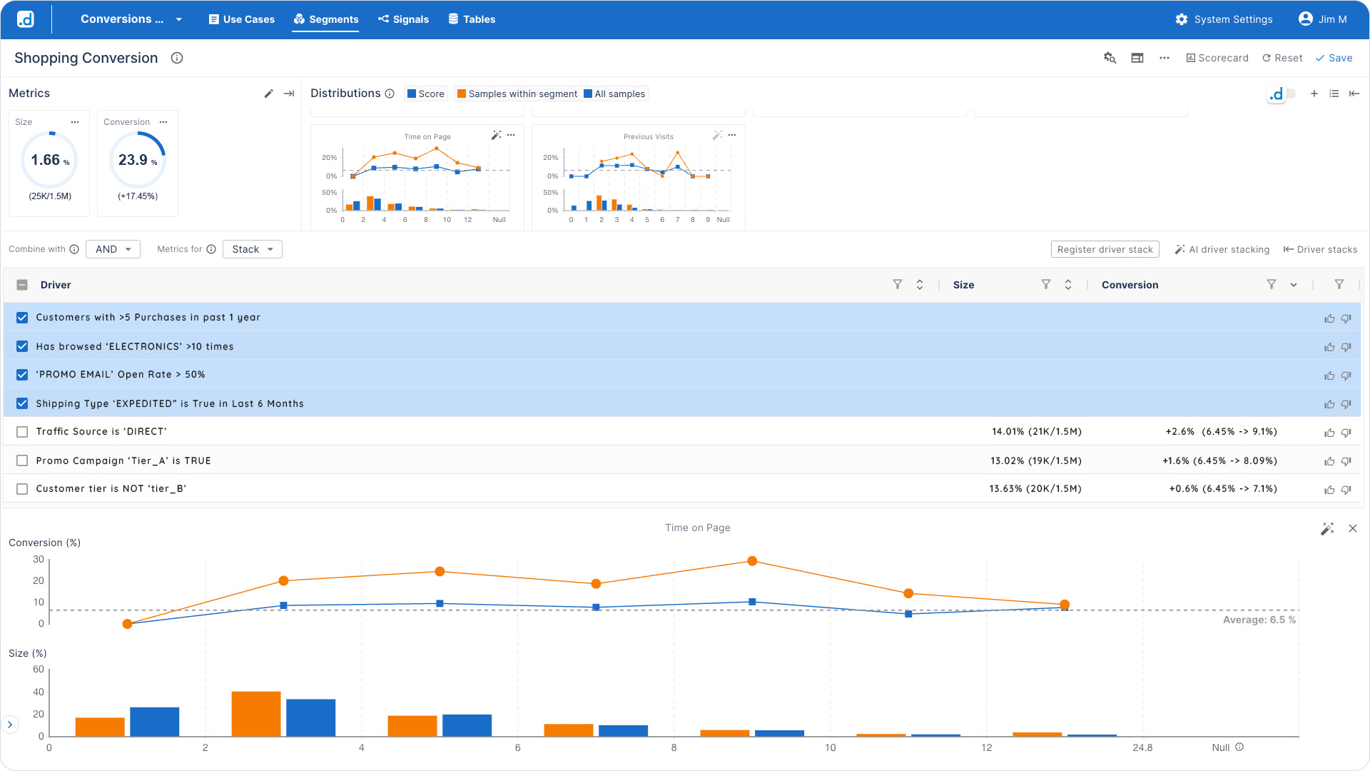 Use dotData Insight for customer micro-segmentation